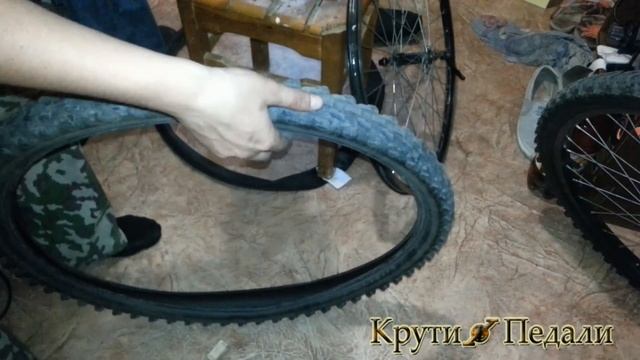 как заклеить пробитое колесо ремонт велосипеда смотреть онлайн