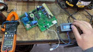 Инвертор Embraco EU 2456 - проверка при помощи ШИМ-генератора XY-PWM1
