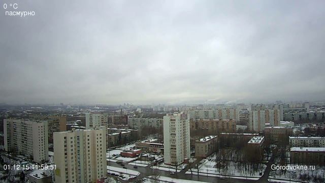 Панорама Москвы Таймплапс 151201 смотреть онлайн