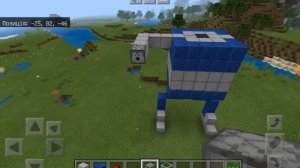 построил робота сонник в Minecraft!
