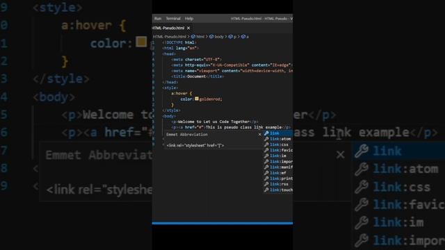 CSS Pseudo classes | :hover | :link | :visited in HTML CSS | HTML Tutorial for Beginners#10 #pseudo