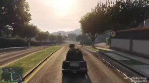 Grand Theft Auto V PS4 insurgent gameplay