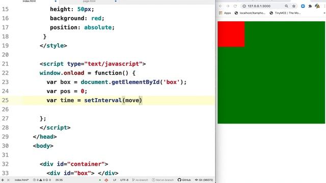 #JavaScriptTutorials   Basic #Animation