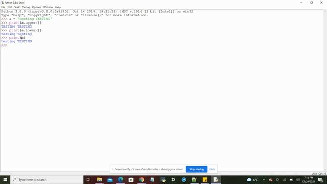 Basic Python String Functions - Part 4