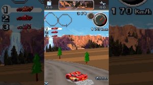 Cars: Radiator Springs 500 - Gameplay [Java Game]