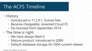 What is Oracle ACFS - Lesson 1 - Intro to ASM Clustered File System