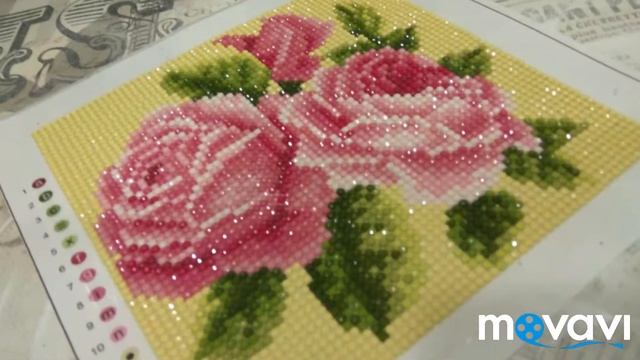 Алмазная вышивка / Алмазная мозаика из Фикс прайс! Старт и готовый результат! смотреть онлайн