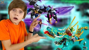 LEGO NINJAGO БИТВА ДРАКОНОВ | ДРАКОН ОВЕРЛОРДА VS ДРАКОН ИЗ ДЖУНГЛЕЙ | ЛЕГО НИНДЗЯГО