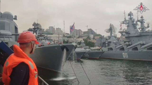 Боевые корабли Тихоокеанского флота вышли из Владивостока для участия в учении