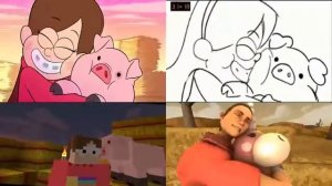 разные заставки гравити фолз.