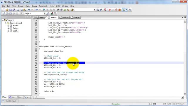 C & 8051 - ADC (phần 2) - ADC0804 смотреть онлайн
