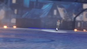 Ирина Слуцкая и Джонни Вейр / Кай и Герда в шоу "Снежный Король"