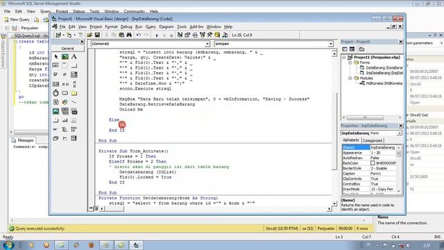visual basic 6 crud sql server part 5 смотреть онлайн