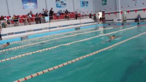 Плавание. Веселый дельфин. 03.05.2017. Баттерфляй 100 метров. Девочки. Заплыв №1