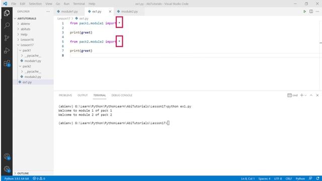 17. Learn Python - Packages in Python