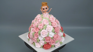 Дочка была в восторге, когда я сделала этот торт!