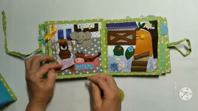 РАЗВИВАЮЩАЯ Книжка из фетра и ткани ручной работы на стихи А.Барто для мальчика Глеба. смотреть онлайн