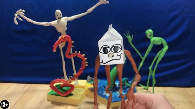 Моя коллекция фигурок по Творениям Тревора Хендерсона из пластилина Часть 2 смотреть онлайн