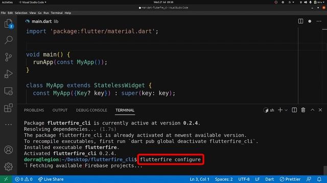 Flutter Firebase Setup using FlutterFire CLI [2023] Easy and Fastest Way!