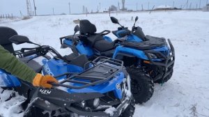 CFMOTO CFORCE 500 HO ЗИМОЙ