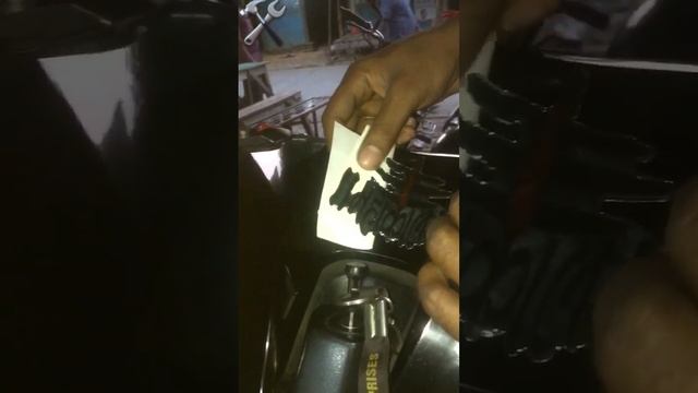 how to suzuki intruder bike sticker modify bike #sorts #viral #video