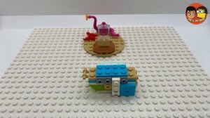 Lego Creator 3-in-1 - Golfinho e Tartaruga (31128) - Construção 3 - Construção Stop Motion