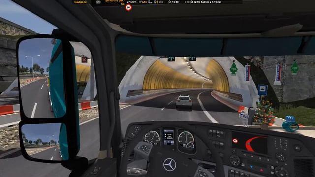 ETS2 Mercedes-Benz Actros SLT Ostrava - Štúrovo смотреть онлайн