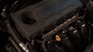 Звук прогретого двигателя Hyundai g4ke