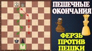 Шахматы. Учебник эндшпиля №10. Пешечные окончания. Ферзь против пешки