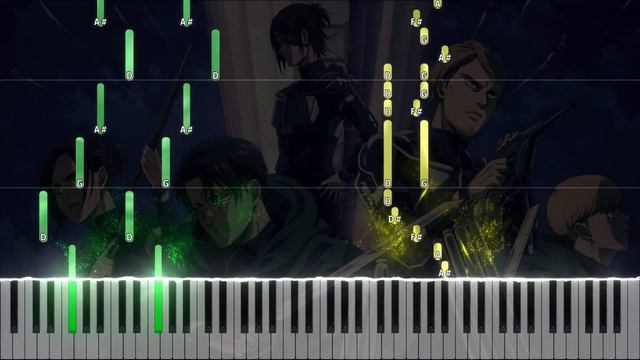 Attack on Titan Season 4 EP6 OST: Warhammer Titan x Marley's Counterattack | Piano Tutorial + SHEET смотреть онлайн