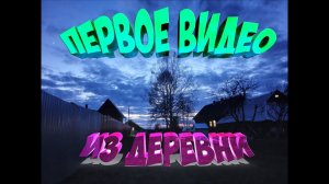 Ярким солнечным днём. Деревня 2020