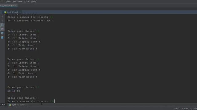 Stack Implement using Python // Data Structure Implement смотреть онлайн