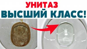СВЕРХМОЩНЫЙ СПОСОБ ! Как очистить УНИТАЗ от ИЗВЕСТКОВОГО НАЛЕТА и МОЧЕВОГО КАМНЯ