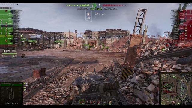 Turtle Mk. I. Премиальная ПТ (Великобритания). Карта Промзона. №-3 смотреть онлайн