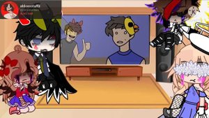 Aftons react to michael afton✨||My au||FnaF||Gachaclub