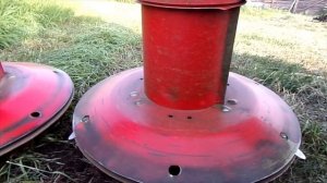 Пора сенокоса дочка косит огород на Т 40 АМ