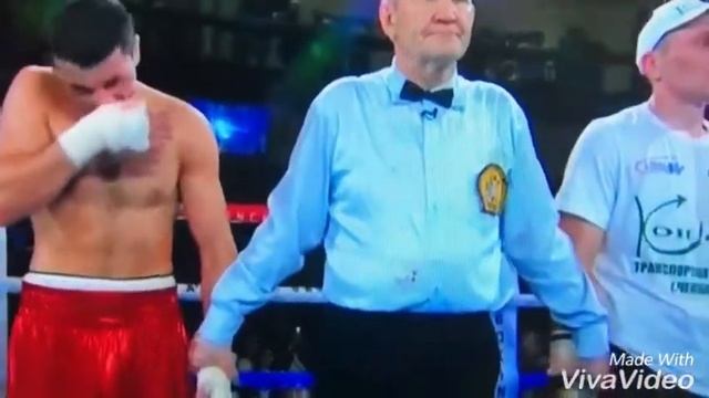 Чемпион России по боксу. Победа А. Евченко