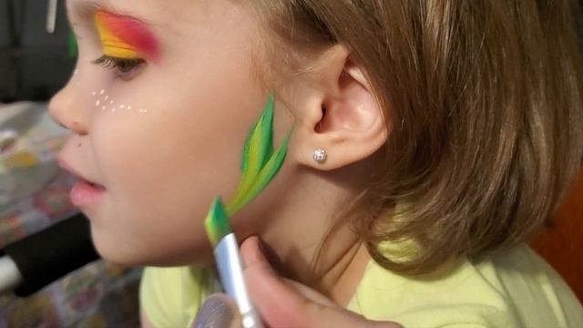 Spring Scene - Face Paint Tutorial