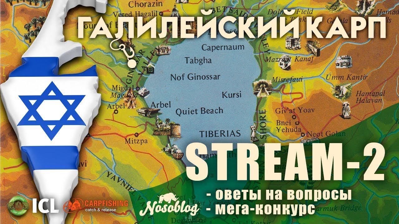 Галилейский карп 2020 (карпфишинг), стрим - 2