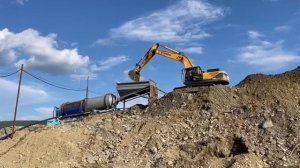 Работа пром прибора на прииске