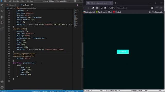 Submit Button Loading Animation using HTML and CSS | CSS3 Tips & Tricks