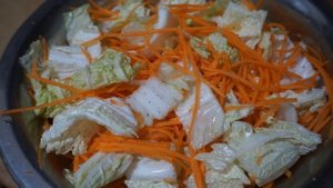Салат из пекинской капусты/Пекинская капуста по-корейски/рецепт.Chinese cabbage recipe