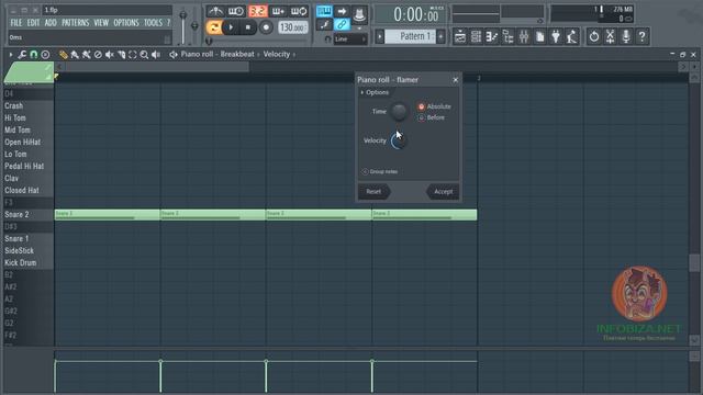 FL Studio 20. 5.06 - Форшлаг (для барабанов)