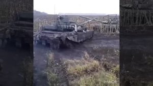 танк Т-90М «Прорыв» Герой едет на Т.О .Своим ходом .