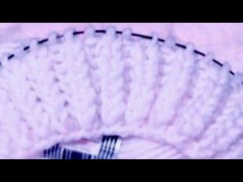 Английская резинка 1×1, без накидов. Спицами.