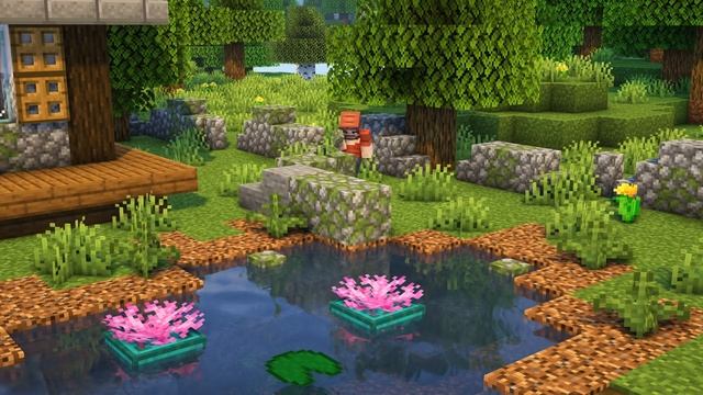 Minecraft  Garden Build Hacks  Build Ideas  Tutorial