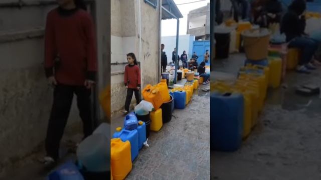 Сектор Газа, гуманитарная катастрофа с питьевой водой.