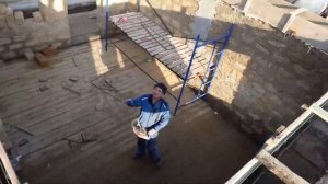 Как залить армопояс из бетононасоса
