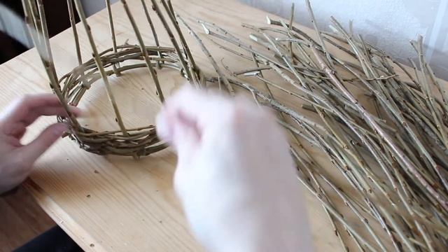 Изготовления корзины из ивы (первый опыт)