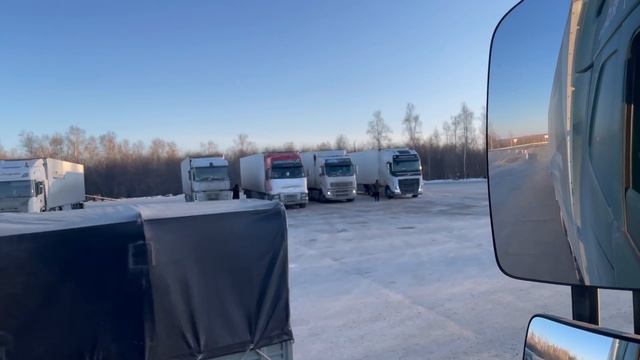 Дальнобой по России.Москва-Владивосток. страшный холод -40 смотреть онлайн